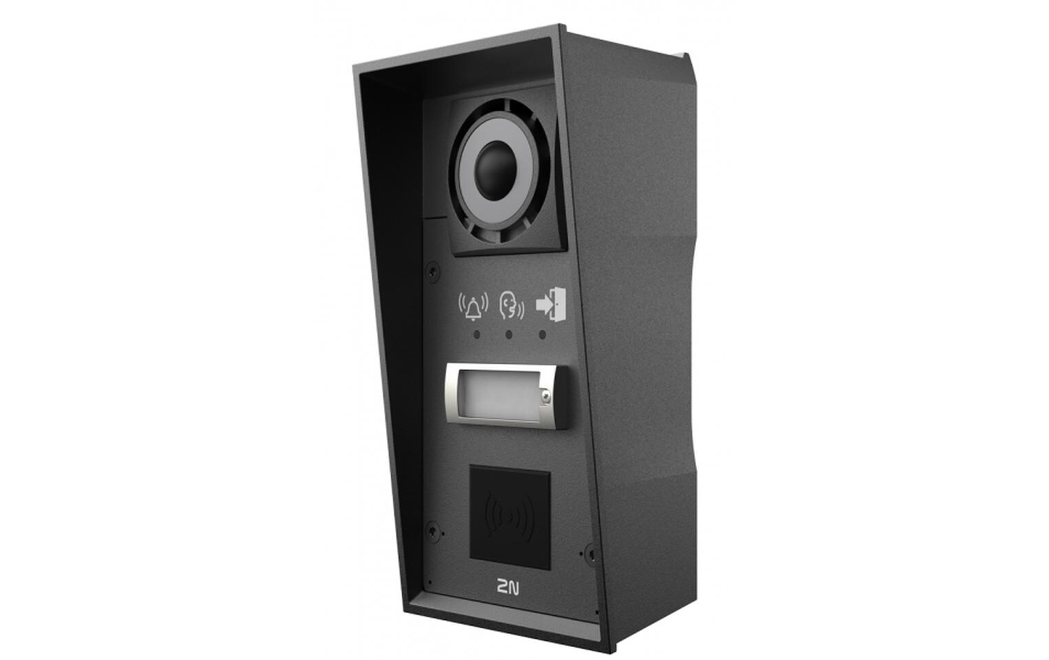 IP Türstation Force 2.0 - 1 Taste, Kamera, RFID bereit<br>Robuste IP-Aussensprechstelle mit Kamera, Ruftaste, Kartenleser bereit, vandalensicher