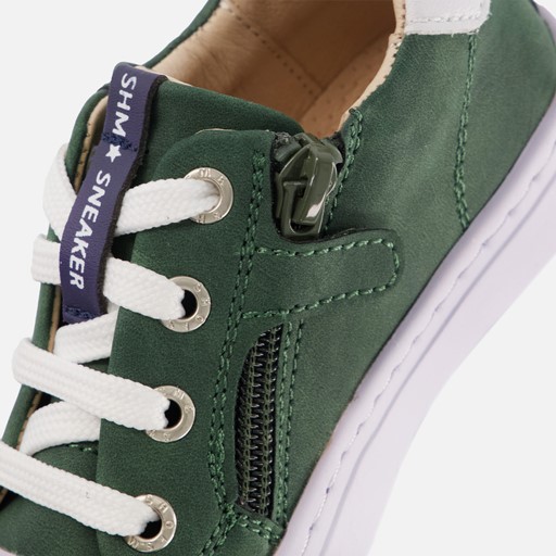 Shoesme Sneakers groen Leer