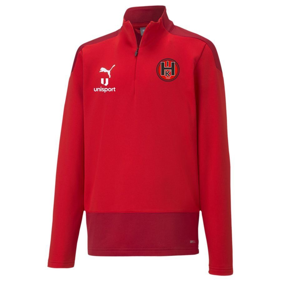 Hittarps IK Träningströja Ledare Herr/Dam 1/4 Zip - Röd/Vit