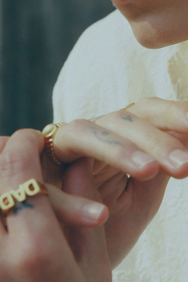 Maria Black  Dad ring - forgyldt