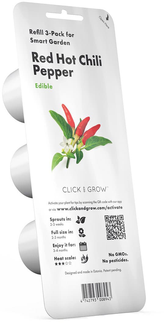 Click & Grow Smart Garden refill Red Hot Chili Pepper 3pcs