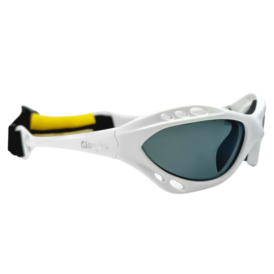 Glogglz Rayz UV-beschermde zonnebril - White