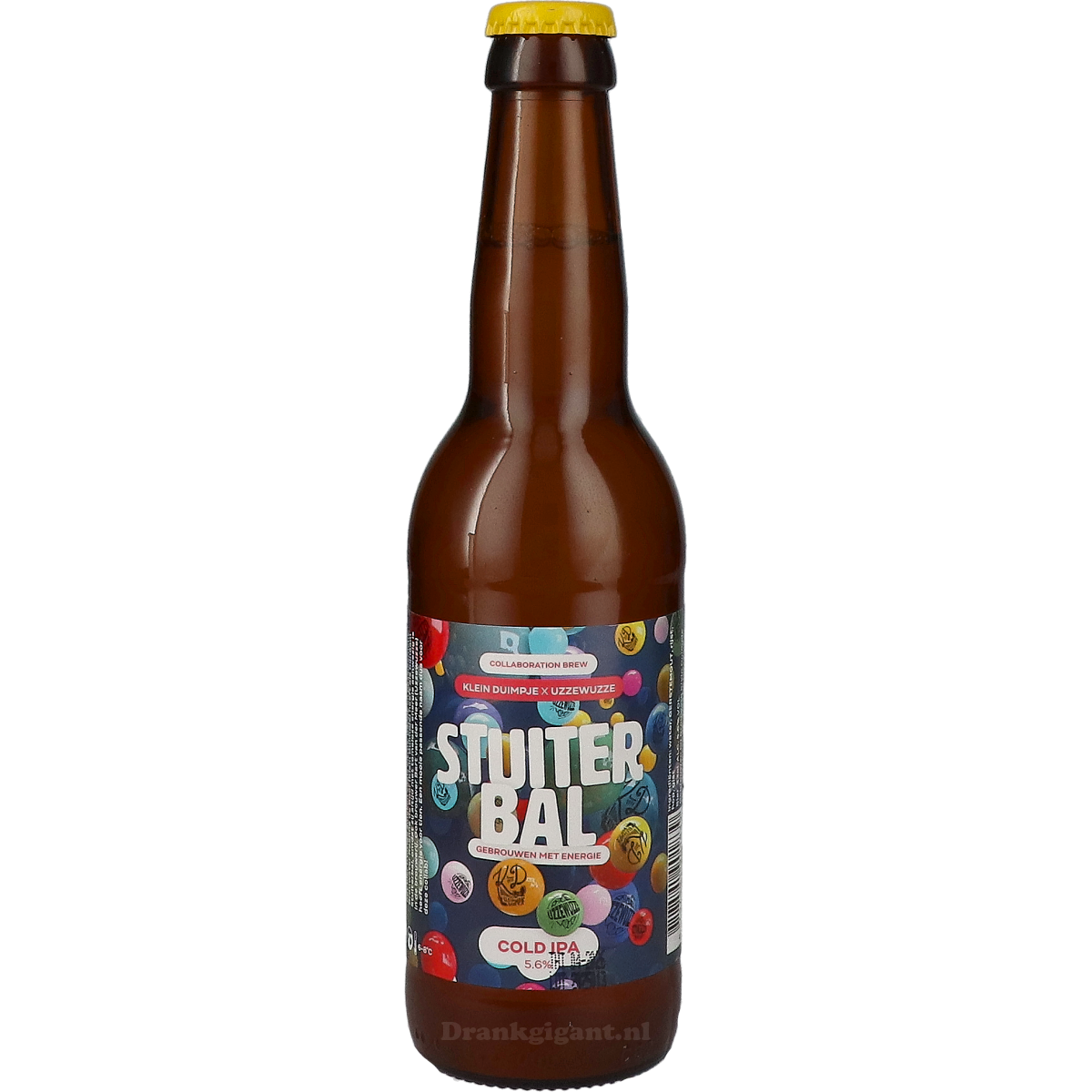 Klein Duimpje X Uzzewuzze Stuiterbal Cold IPA 33 cl