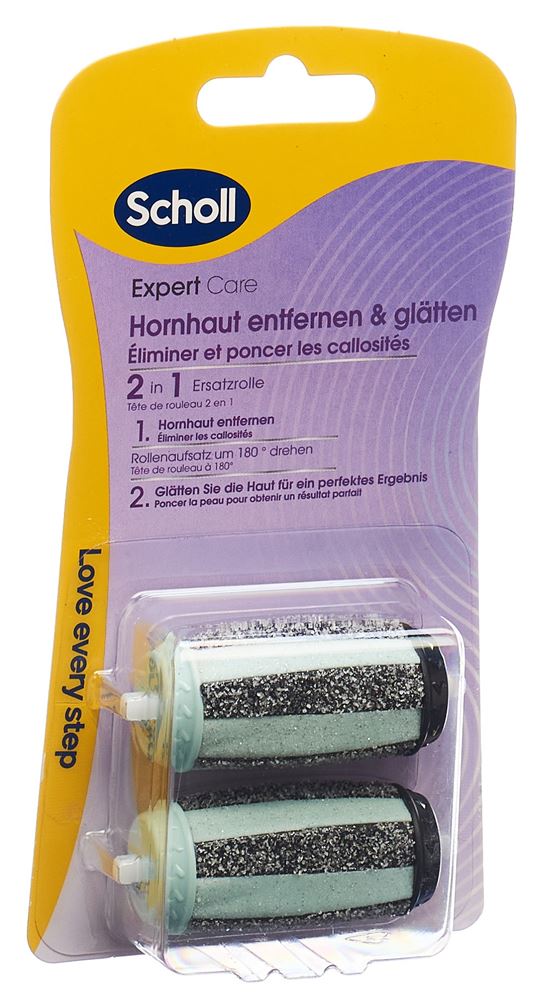SCHOLL Expert Care 2-in-1 Pedi Rollen 2 Stk