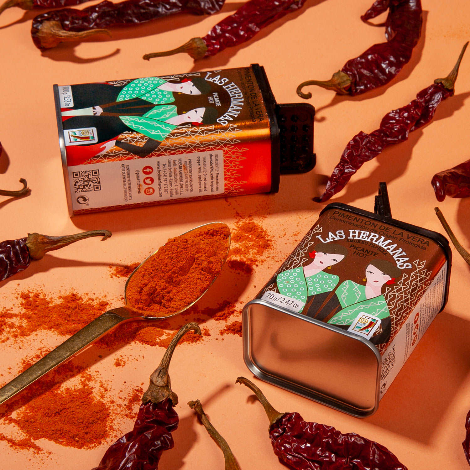 Pimenton de la Vera piquant AOP (paprika fumé)