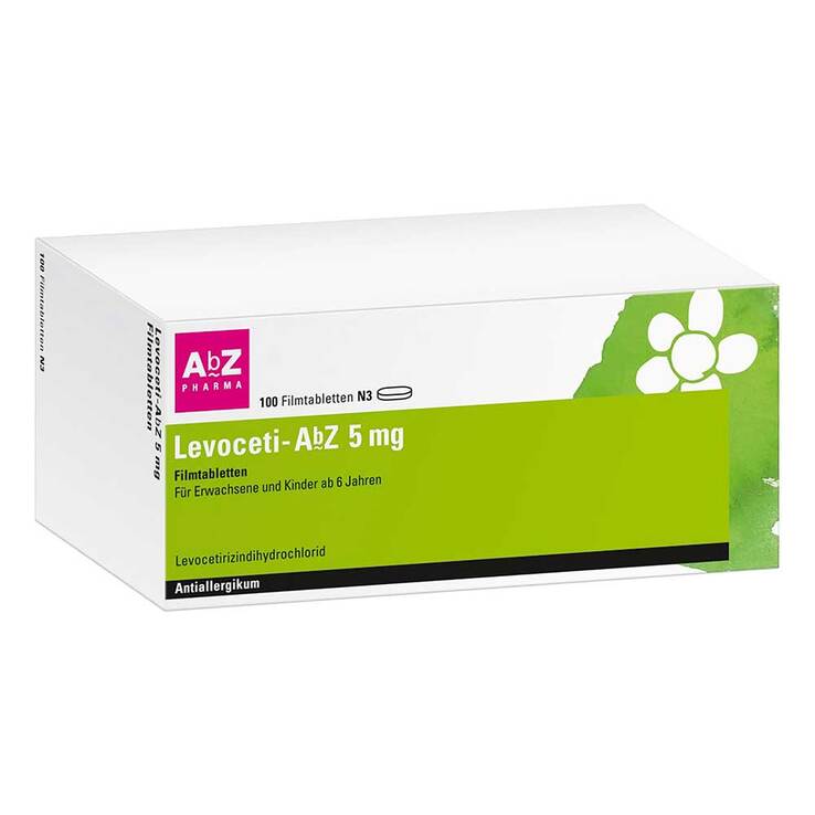 Levoceti-AbZ 5 mg Filmtabletten, 100 St