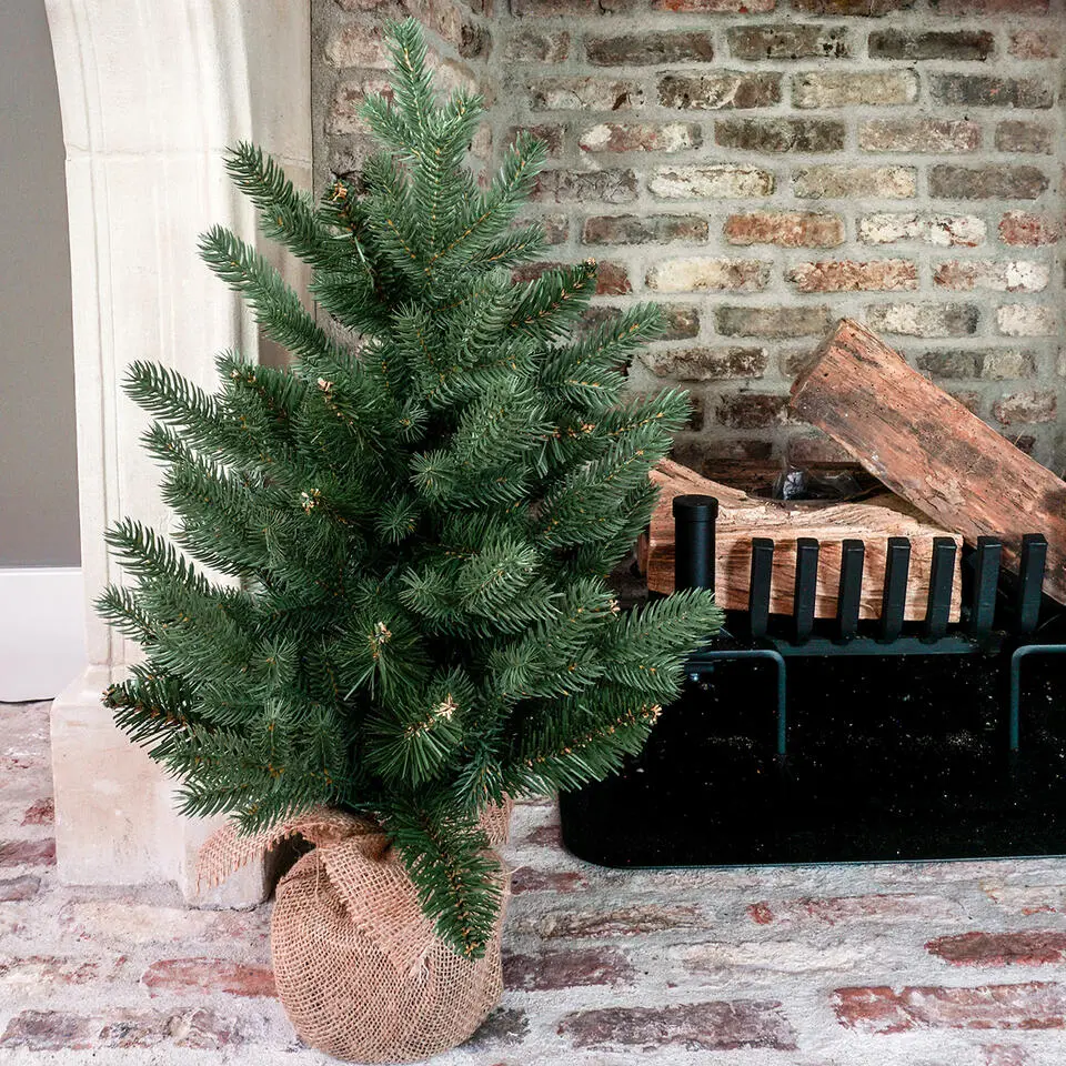 Little Grove Noorse Spar Kleine Kunstkerstboom - Ø43x60 cm