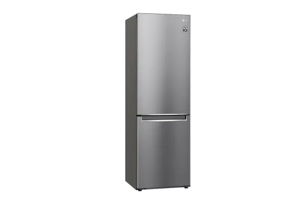 LG GBB61PZJMN - Køleskab/fryser - bund-fryser - bredde: 59.5 cm - dybde: 68.2 cm - højde: 186 cm - 341 liter - Klasse E - skinnende stål