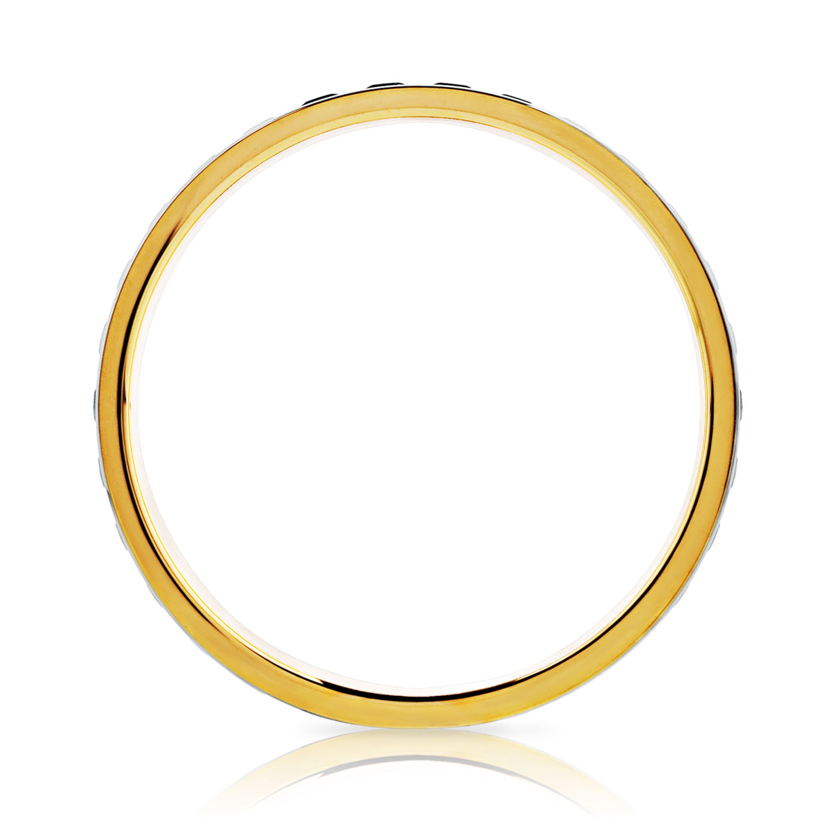 Alliance 2 ors 750 diamanté 4,5 mm