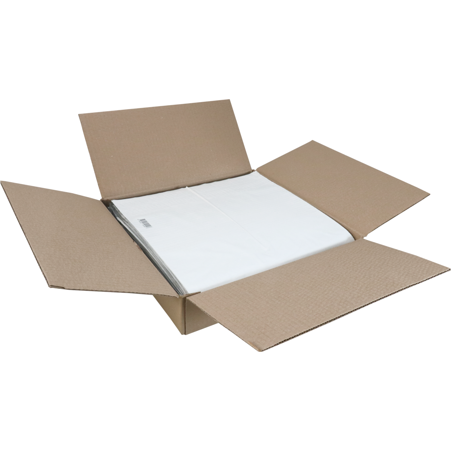 Zak, Verzendzak, Gerecycled LDPE, 36x54cm, 65my, wit