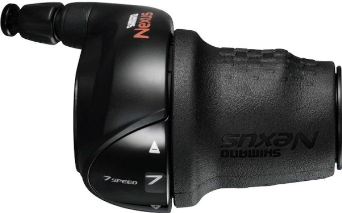 Shimano Nexus 7 Draaiversteller Sl-c3000-7 Rechts nx40 Zwart