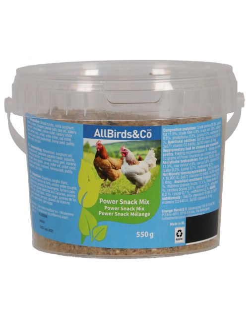 Allbirds&Co Kippen Snackmix - Kippenvoer - 550 g