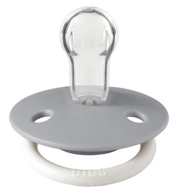 BIBS Smokk De Lux 2-pack Silicone, Sage Glow/Cloud Glow