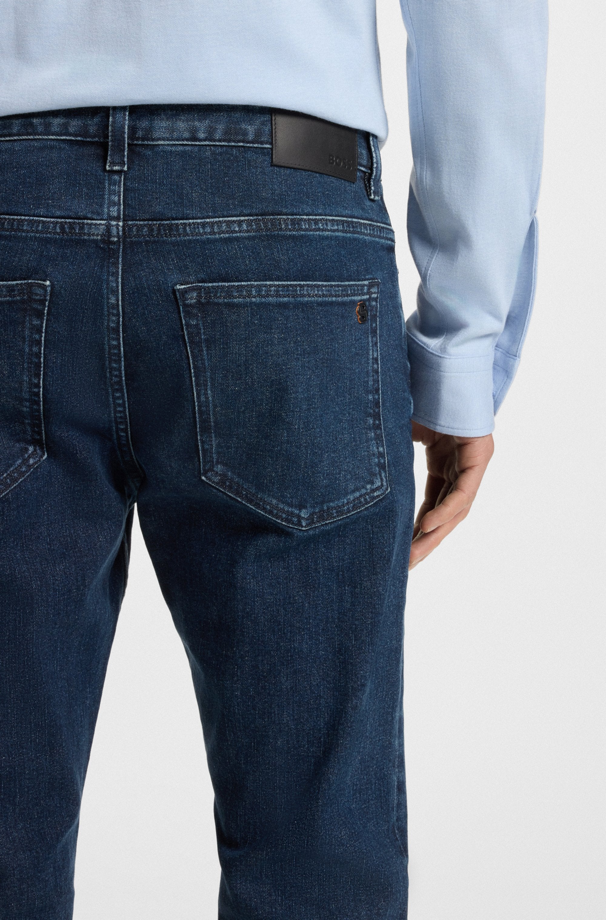 BOSS ORANGE Slim-fit-Jeans »Delaware« in dezenter Waschung