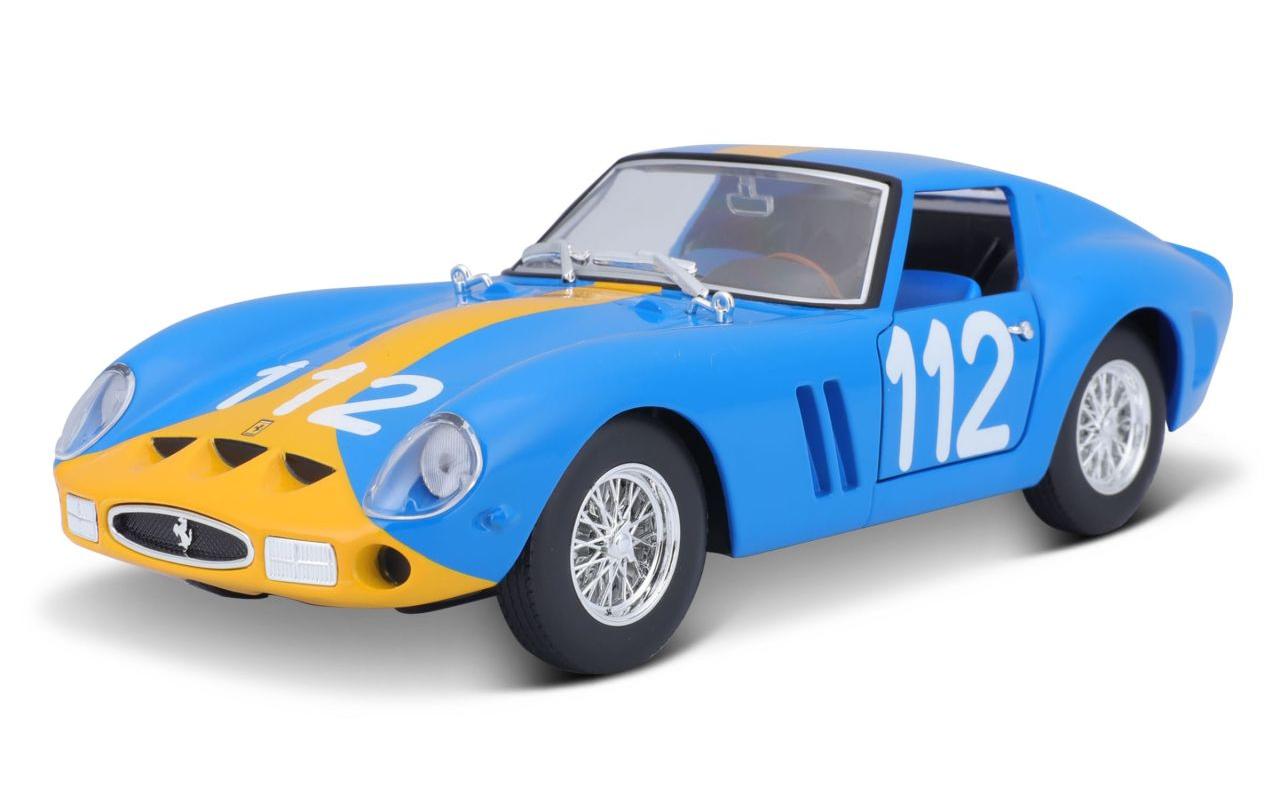 Ferrari Racing Bausatz 250 GTO Blau 1:24Sammlermodell im Massstab 1:24