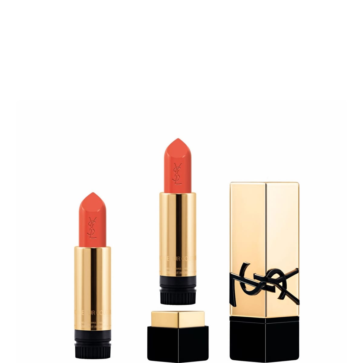 YVES SAINT LAURENT Rouge Pur Couture Rouge à lèvres fini satin - Couleur intense et confort