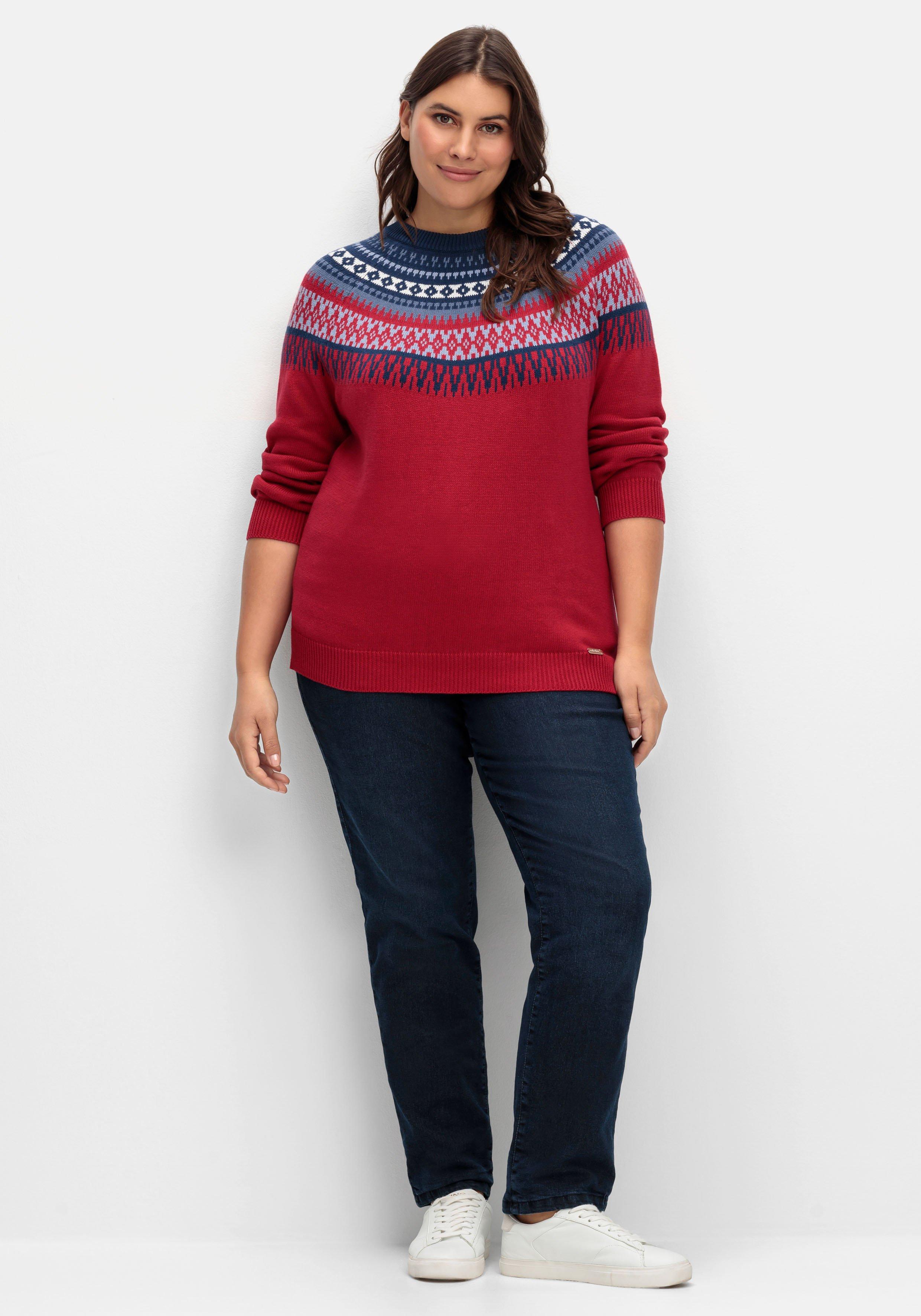 Norwegerpullover aus weicher Baumwolle