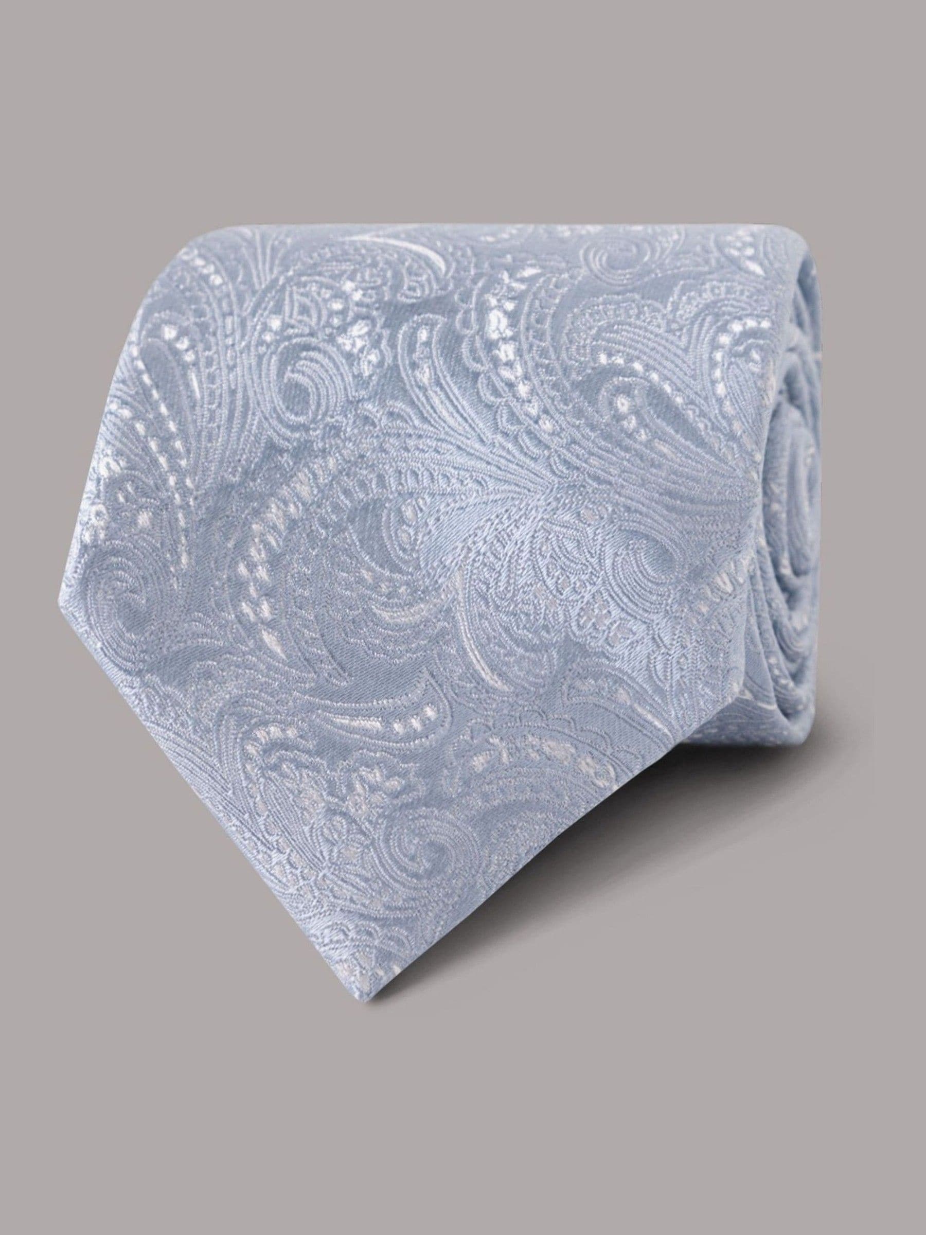 Hawes & Curtis Blue Wedding Paisley Tie