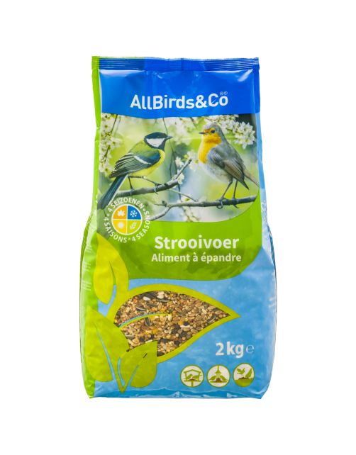 Allbirds&Co Strooivoer - Tuinvogelvoer - 2 kg