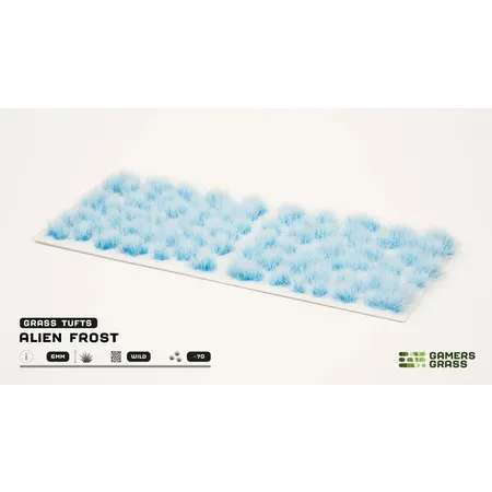 Gamer Grass Modellbau Basis Gestaltung Alien Frost Büschel 6 mm, 70er Packung