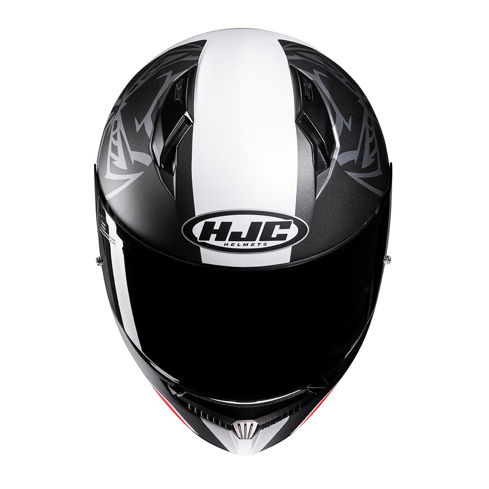 HJC - Casque C10 Fabio Quartararo 20 MC1SF / Noir / Blanc / Orange / Mat