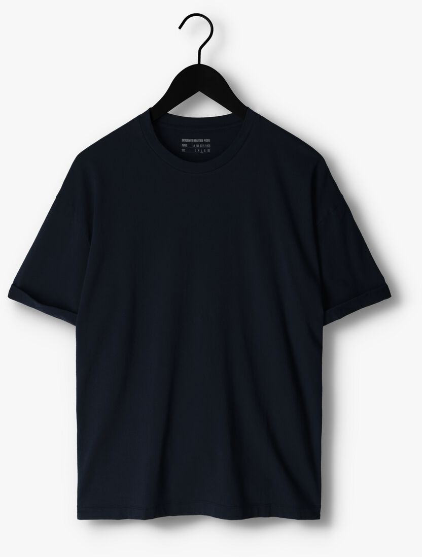 DRYKORN donkerblauwe drykorn t-shirt thilo 520003