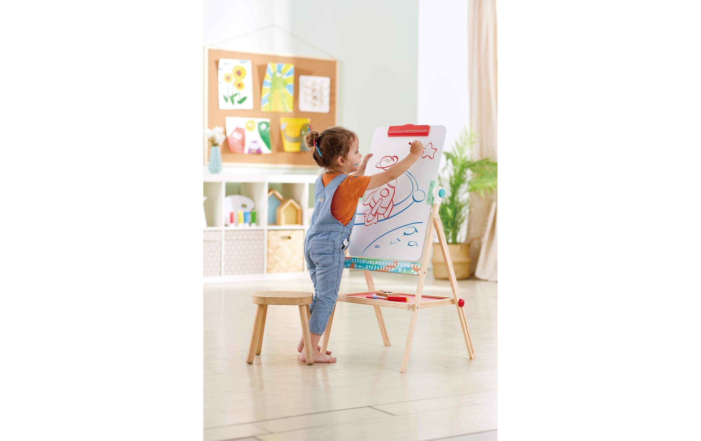 Hape Tafel »Dreh- und klappbare Staffelei«