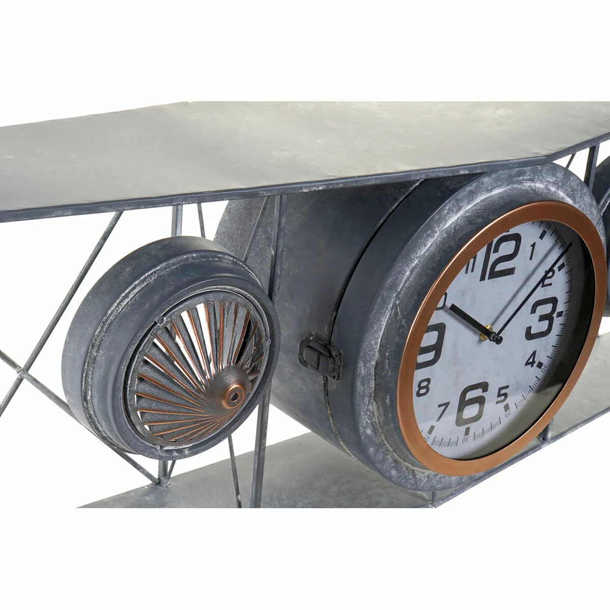 DKD Home Decor Horloge Avion