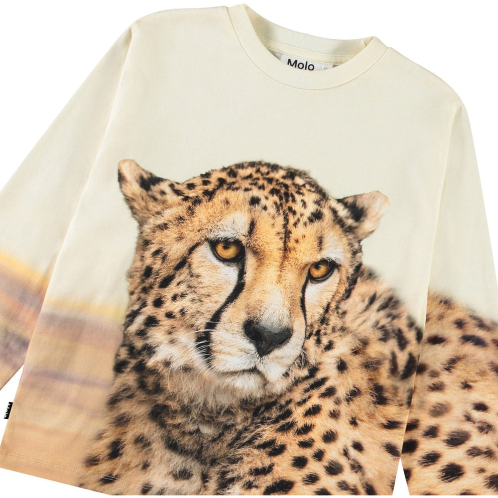 Køb Molo Big Cheetah Lys Rollo Bluse