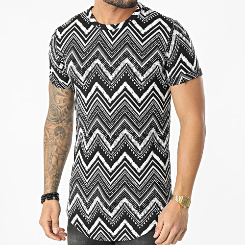 Tee Shirt Oversize DD18 Noir Blanc
