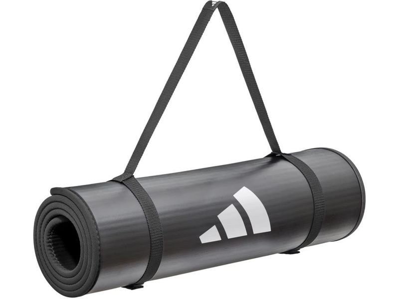 adidas Trainingsmatte Schwarz, 10 mm Yoga-Matte