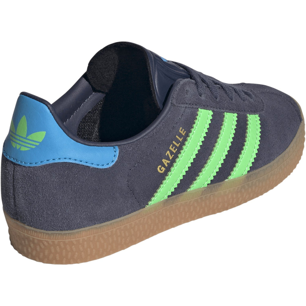 Køb adidas Originals Shadow Navy/Screaming Green/Lucid Aquamarine Gazelle C Sneakers