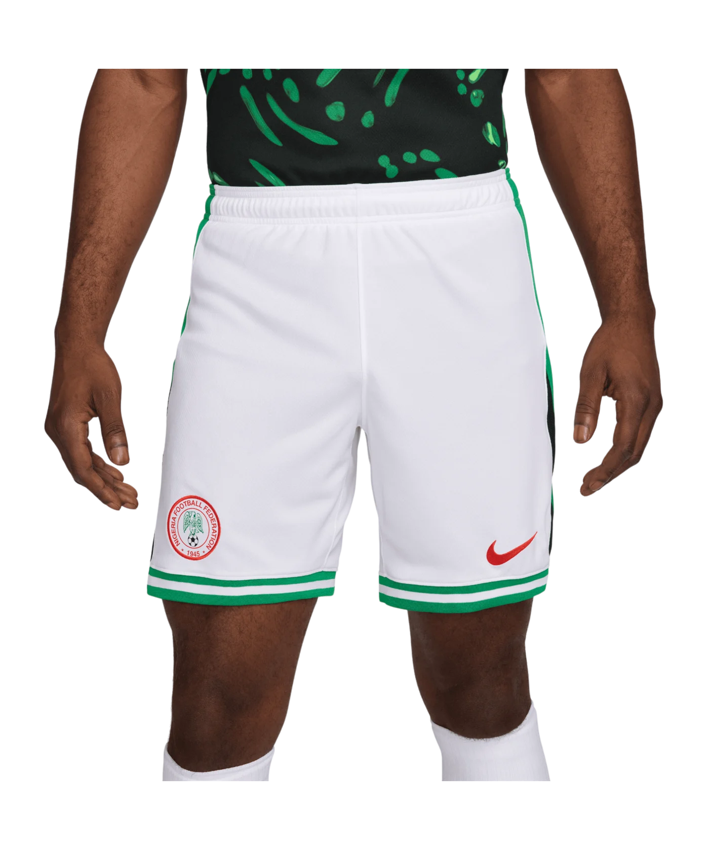Nike Nigeria Short Home 2024 Weiss F100