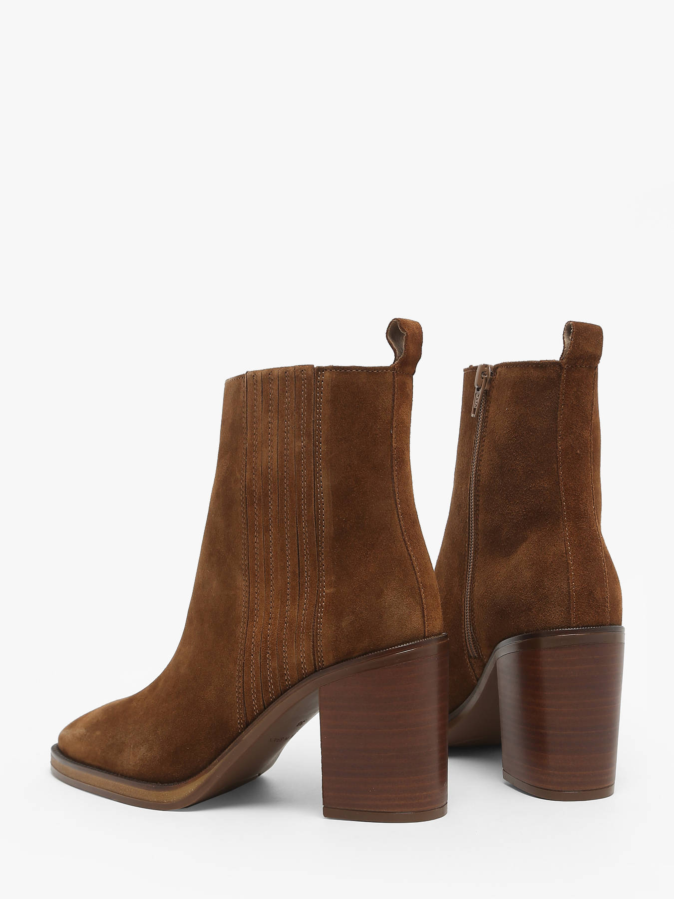 Bottines  talon Camden en cuir ALPE