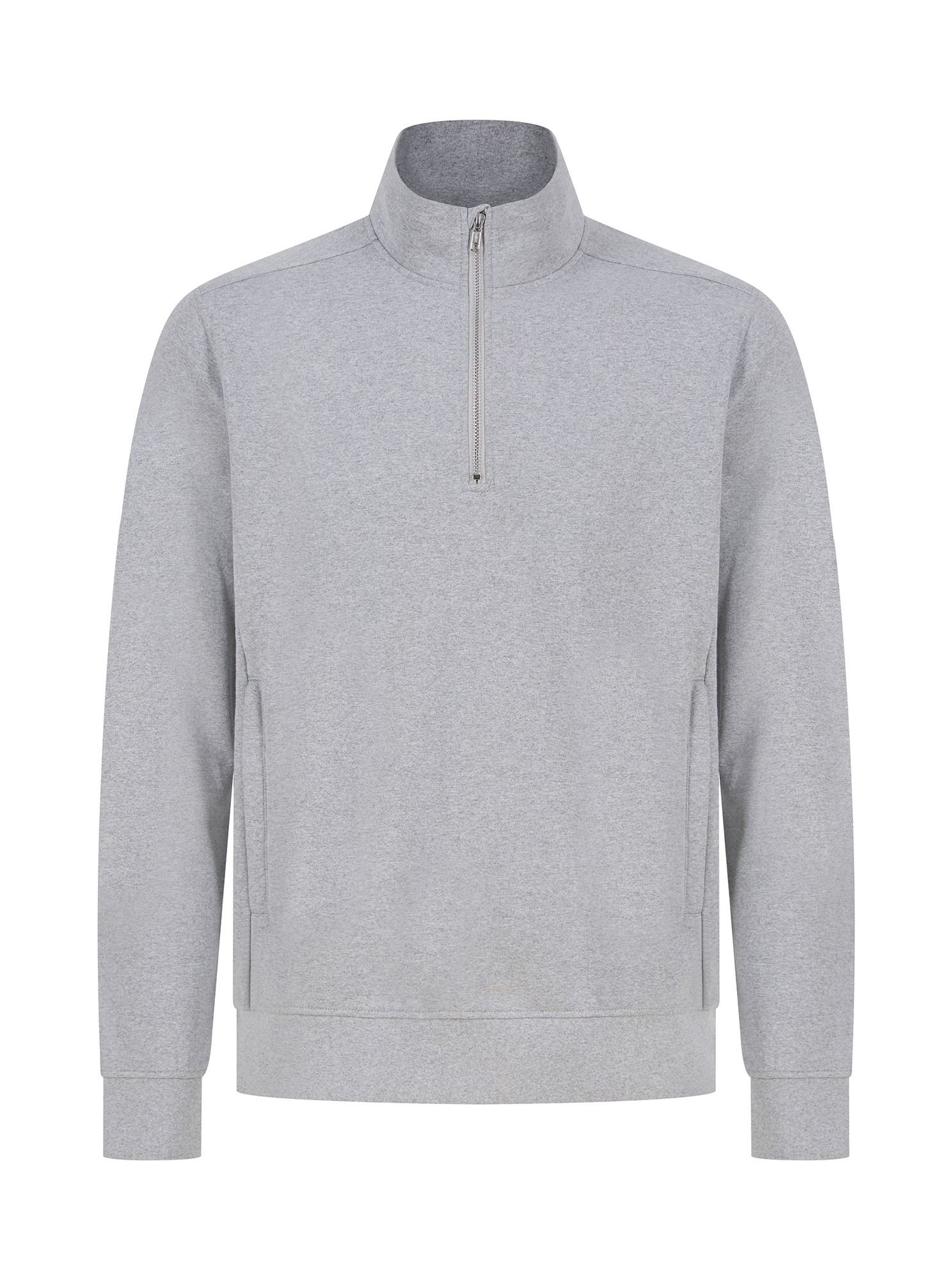 Henbury H842 - Sweat-shirt col zippé unisexe