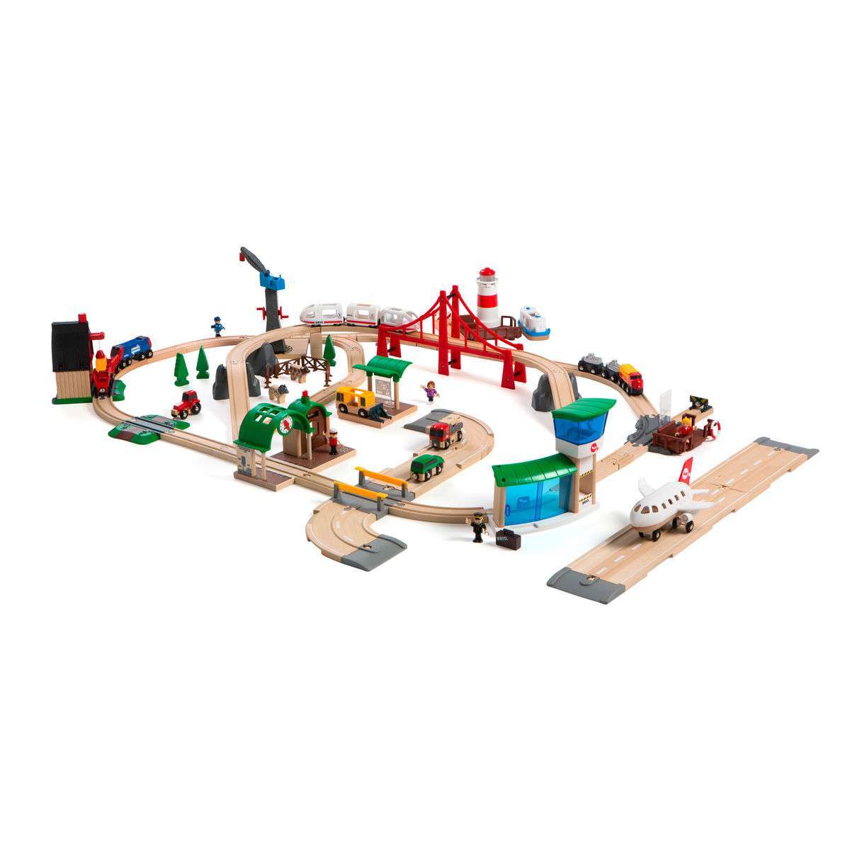 BRIO Spiel Großes Premium Set in Kunststoffboxen