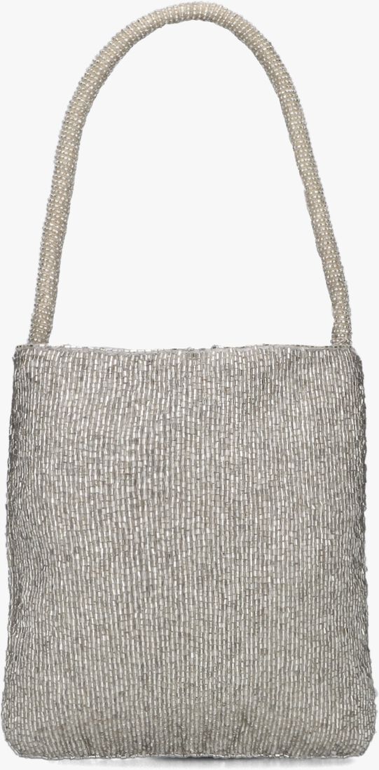BECKSONDERGAARD zilveren becksondergaard clutch lustrous nyra bag