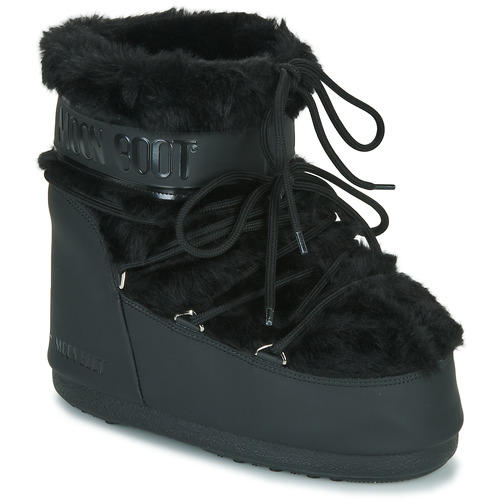 Moon Boot - MOON BOOT ICON LOW FAUX FUR - Noir