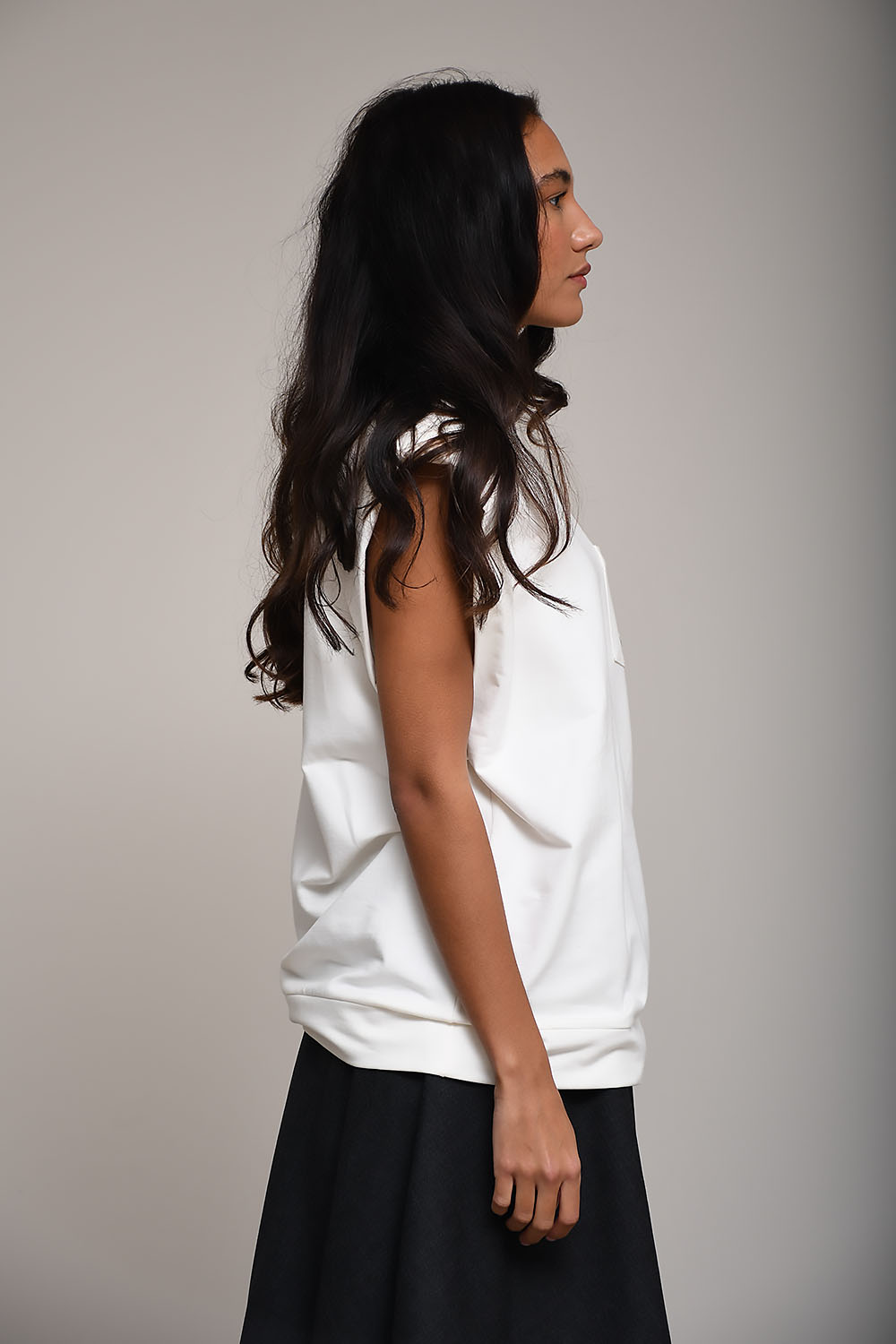 Sue cotton sleeveless sweater