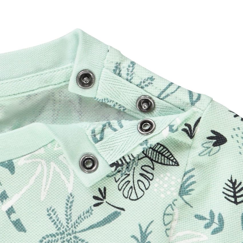 T-shirt manches courtes en coton imprimé palmiers pour bébé garçon - Vert