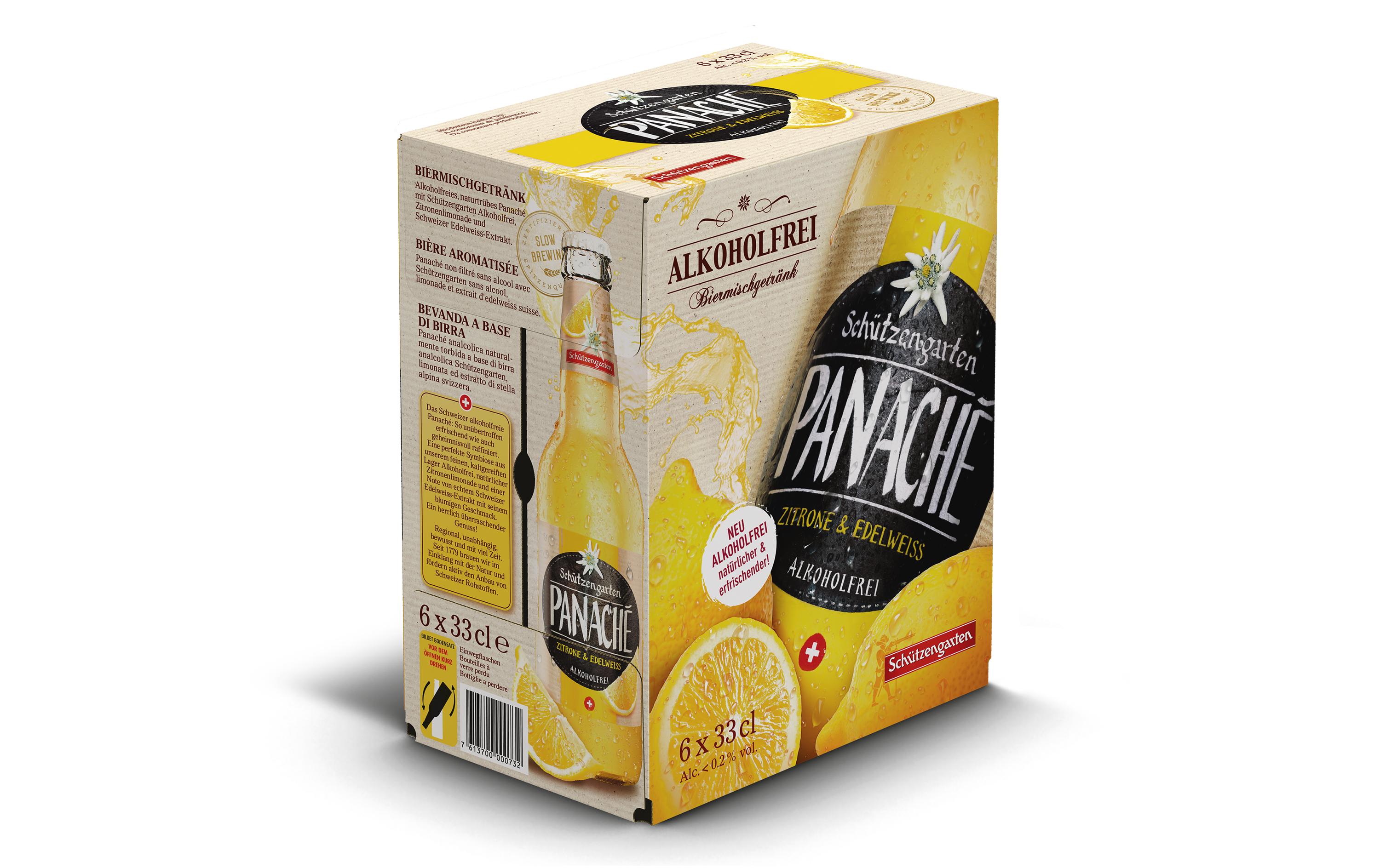 Bier Panaché alkoholfrei 6 x 0.33 lBiermischgetränk ohne Alkohol