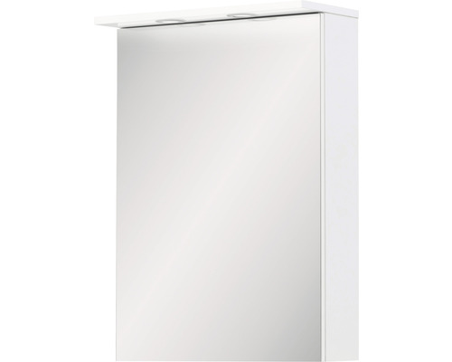 Spiegelkast Möbelpartner Spot 50,4 x 23,7 x 72,3 cm wit 1-deurs LED