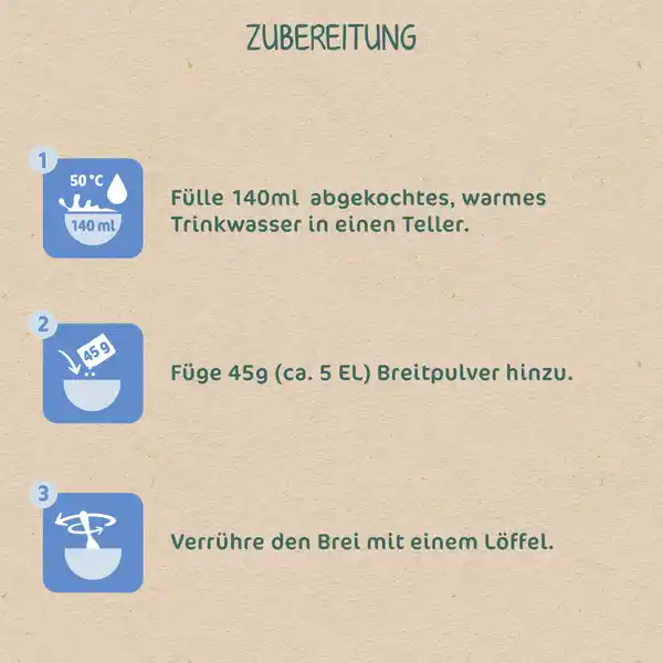 Milchbrei Butterkeks Gute Nacht ab dem 6. Monat