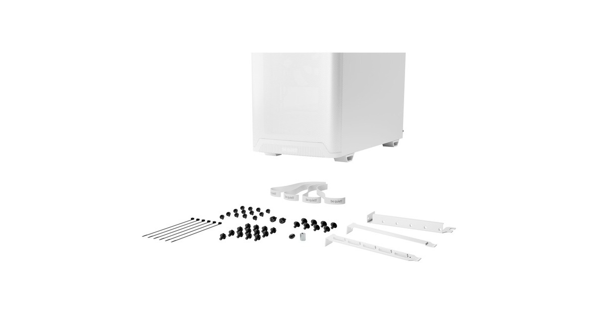 be quiet!PURE BASE 501 LX midi tower behuizing  (Wit | 2x USB-A | 1x USB-C | RGB | Tempered Glass)