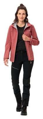Veste Imperméable Femme Vaude Croz 3L III Rouge