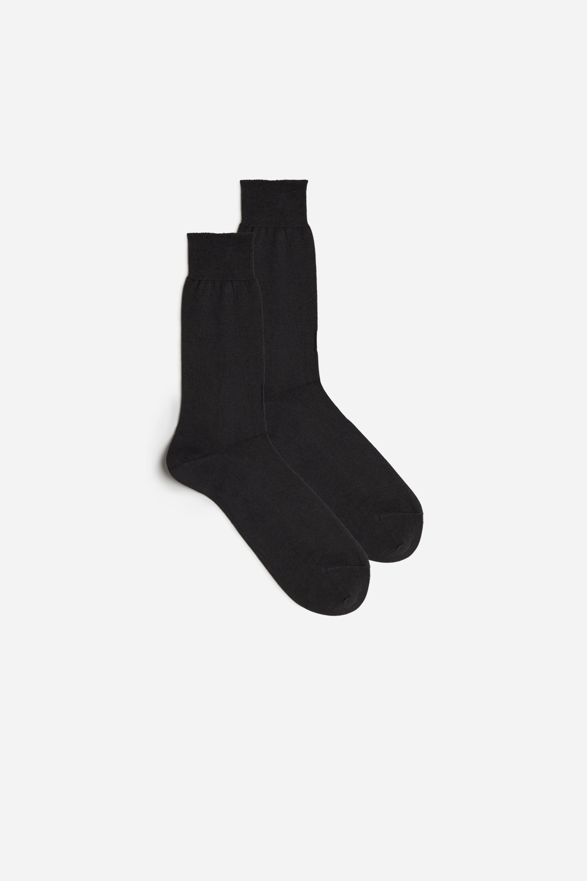 Meias curtas feitas de cashmere, seda e algodão.