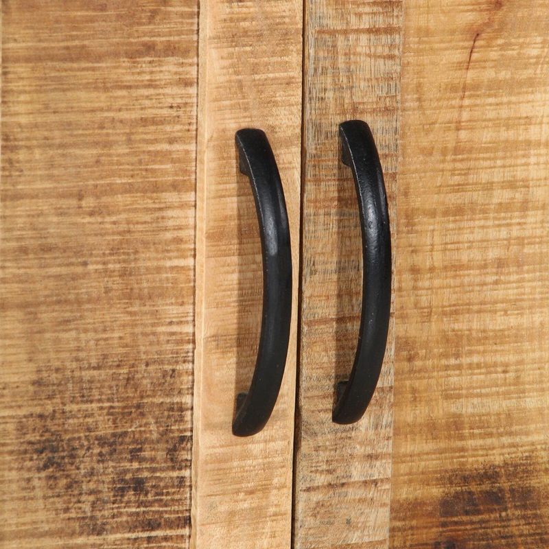 vidaXL - Dressoir - Massief Hout - Ruw Mango