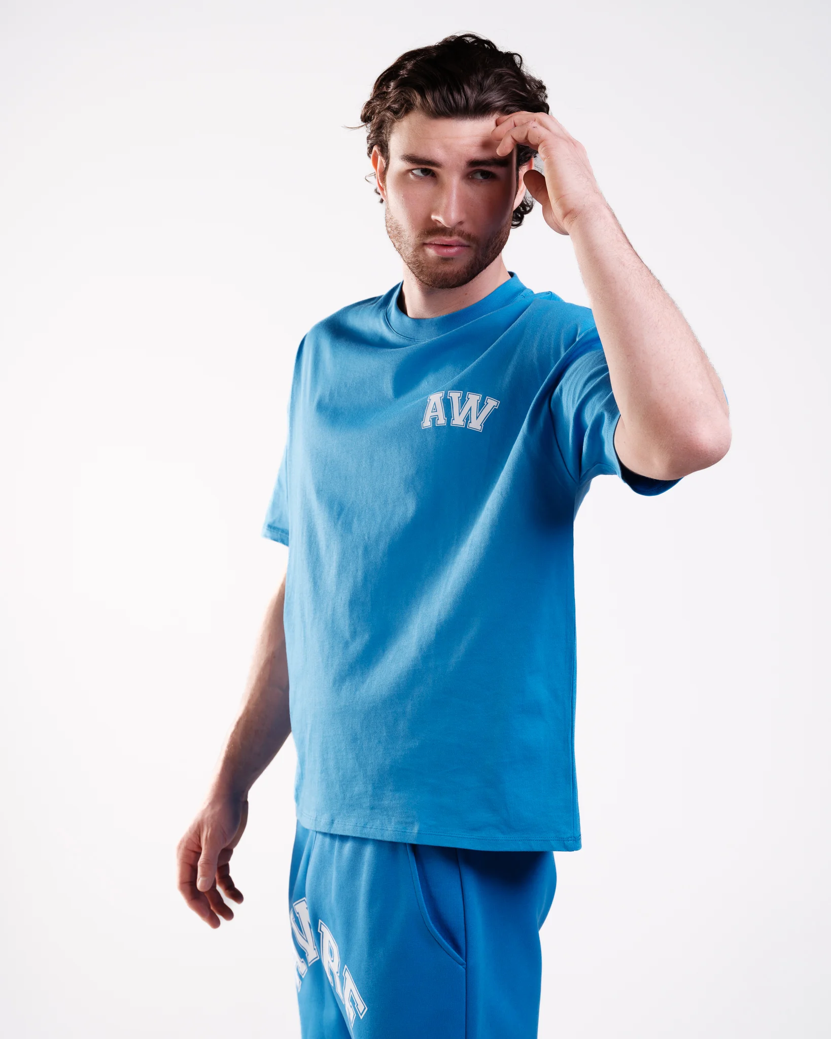 AWARE Oversized Tee Cobalt Blue