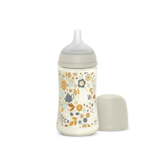 Biberon 270ml tétine SXPro M Wonderland Beige - SUAVINEX