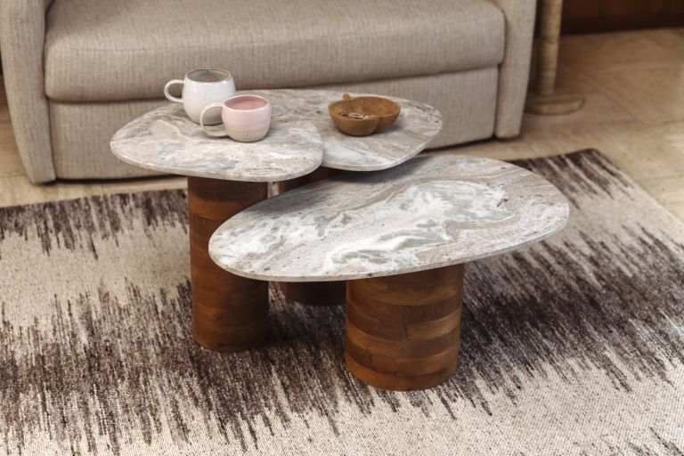 Dutchbone Suki bijzettafel set van 3
